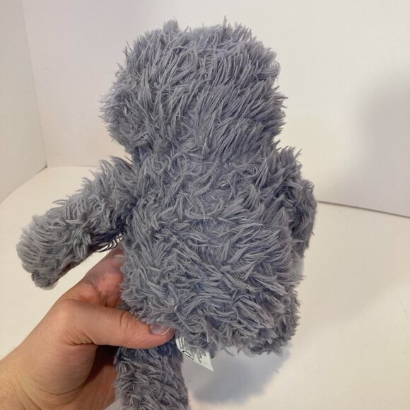 Kellytoy Gray Sloth Plush Stuffed Animal Rattle Toy 11" Baby Soft 2018 - Picture 3 of 9